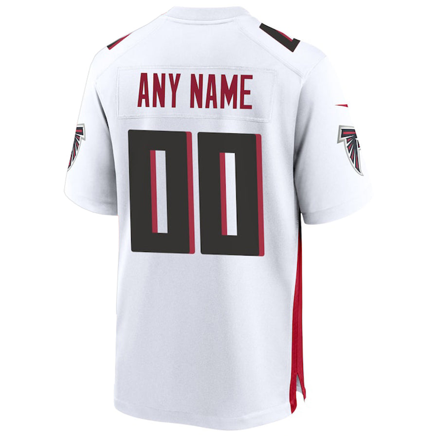 Custom A.Falcons White New Vapor Limited Stitched Player Elite Football Jerseys