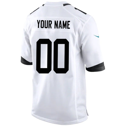 Custom J.Jaguars White Stitched Player Game Football Jerseys