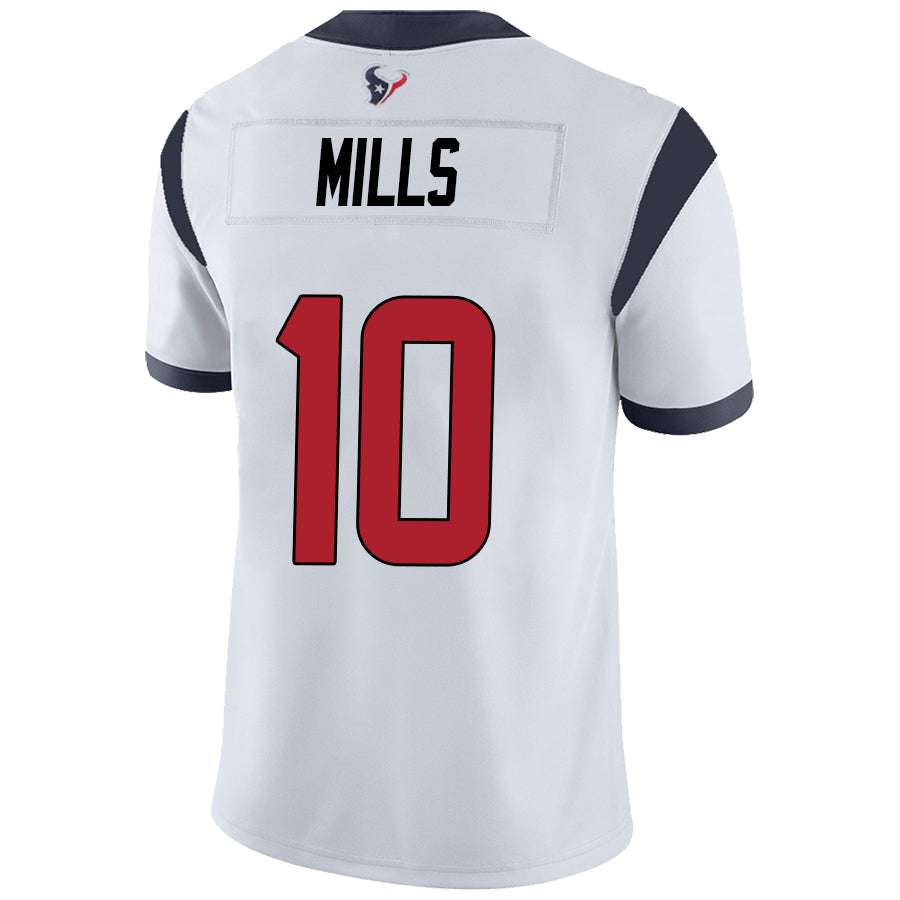 H.Texans #10 Davis Mills White Stitched Player Game Football Jerseys