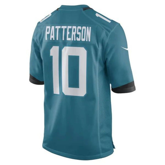 J.Jaguars #10 Riley Patterson Teal Stitched Player Game Football Jerseys