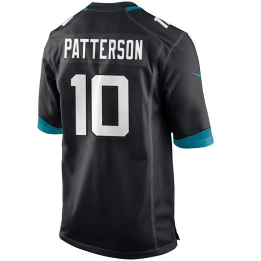 J.Jaguars #10 Riley Patterson Black Stitched Player Game Football Jerseys