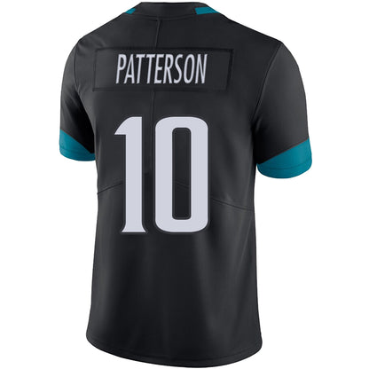 J.Jaguars #10 Riley Patterson Black Stitched Player Vapor Elite Football Jerseys