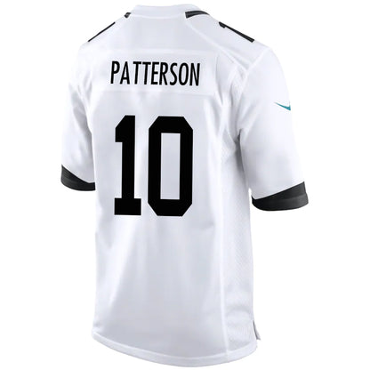 J.Jaguars #10 Riley Patterson White Stitched Player Game Football Jerseys