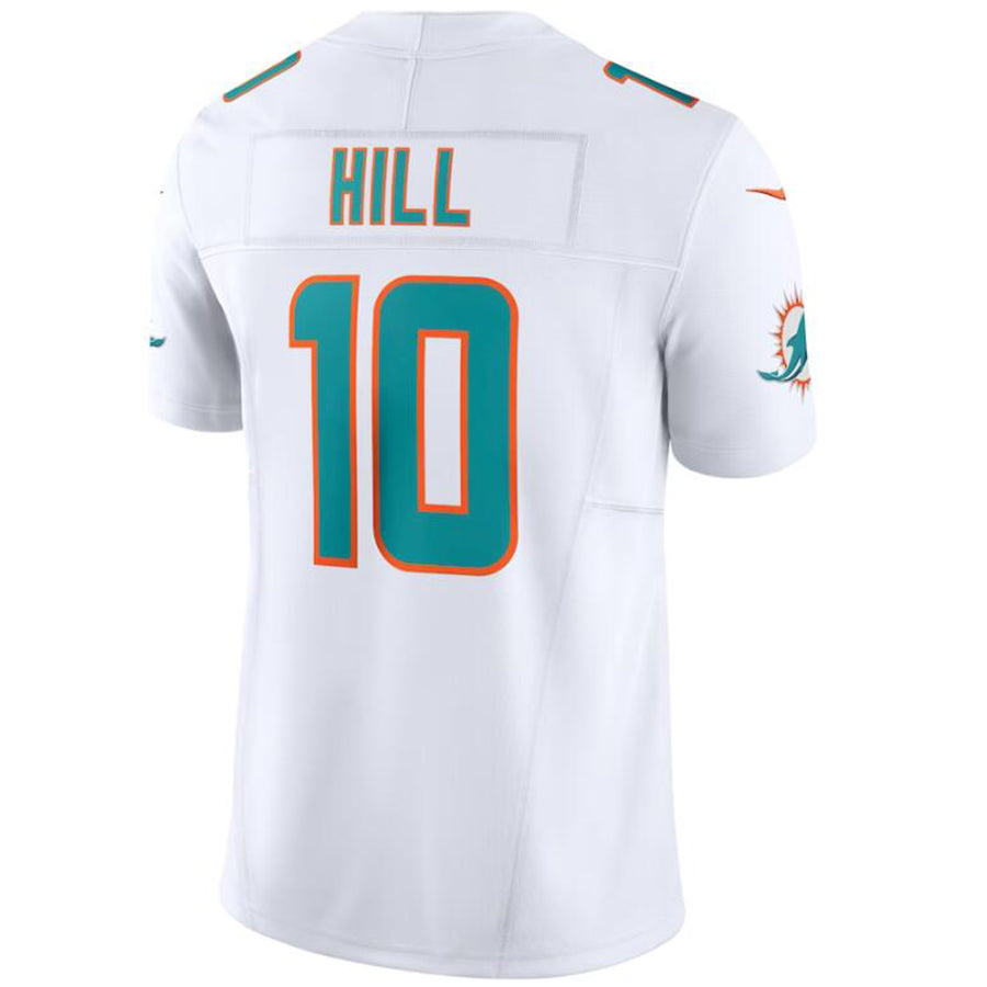 M.Dolphins #10 Tyreek Hill White Vapor F.U.S.E. Limited Jersey