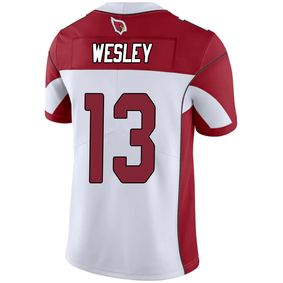 A.Cardinal 13# Antoine Wesley White Stitched Player Vapor Game Football Jerseys