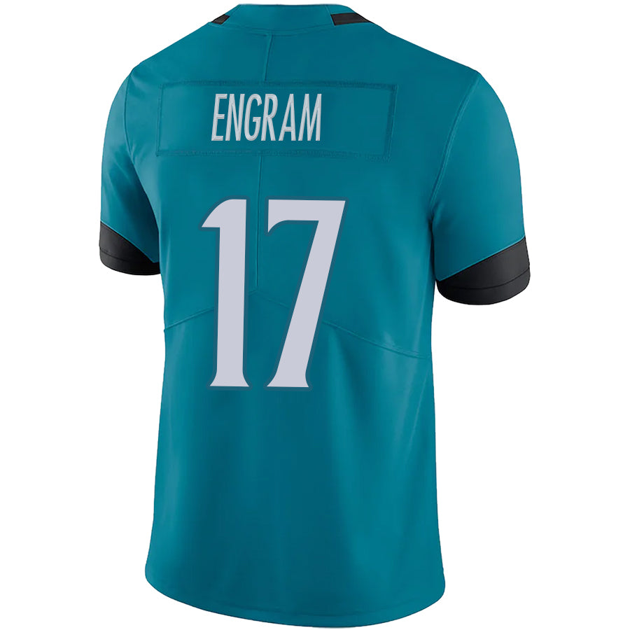 J.Jaguars #17 Evan Engram Teal Stitched Player Vapor Elite Football Jerseys