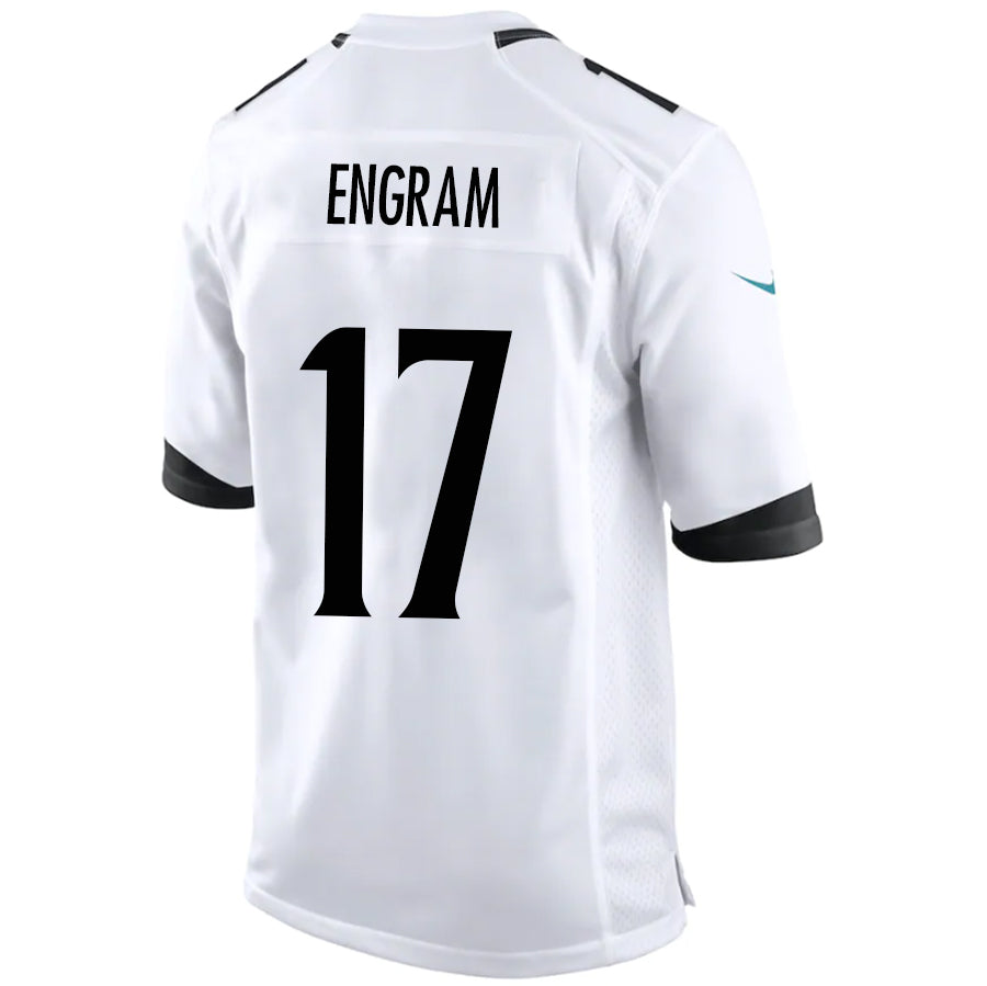 J.Jaguars #17 Evan Engram White Stitched Player Game Football Jerseys