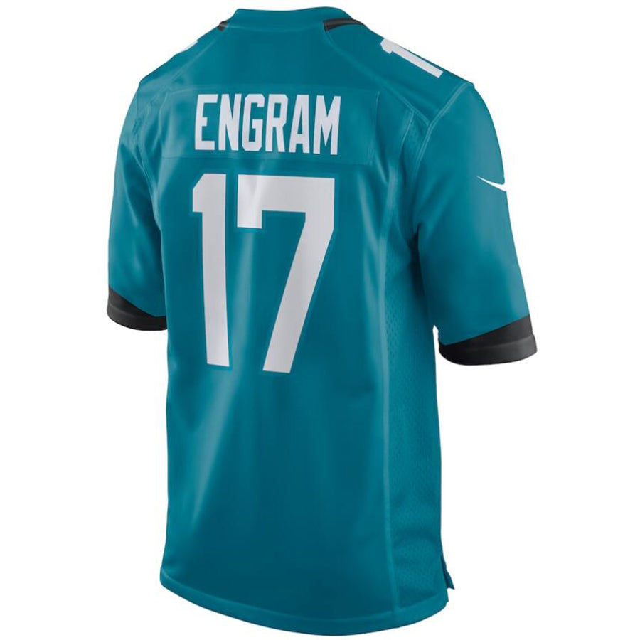 J.Jaguars #17 Evan Engram Teal Stitched Player Game Football Jerseys