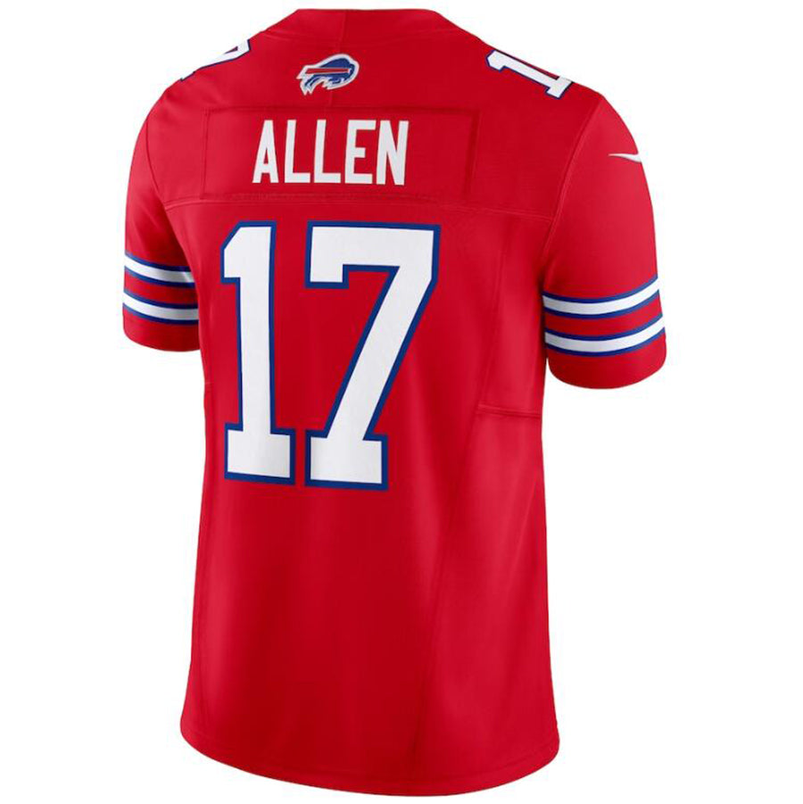 B.Bills #17 Josh Allen Red Vapor F.U.S.E. Limited Player Jersey Football Jerseys