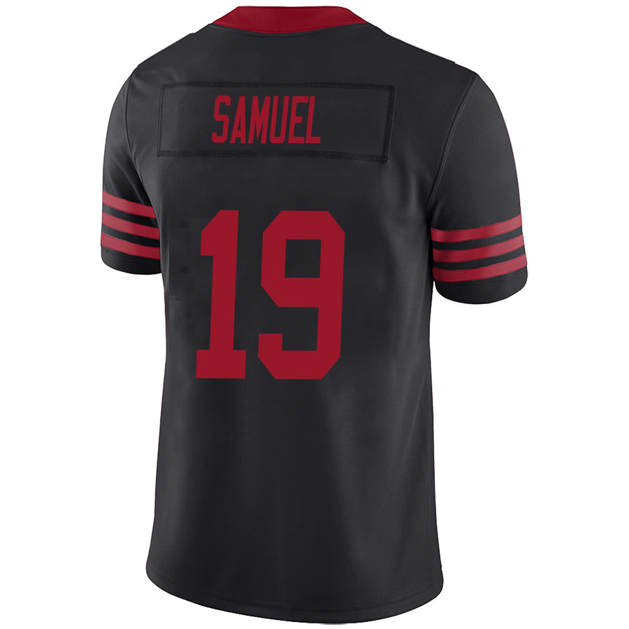 SF.49ers #19 Deebo Samuel Black Stitched Player Game Football Jerseys