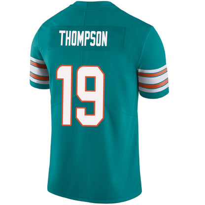 M.Dolphins #19 Skylar Thompson Green Stitched Player Vapor Game Football Jerseys