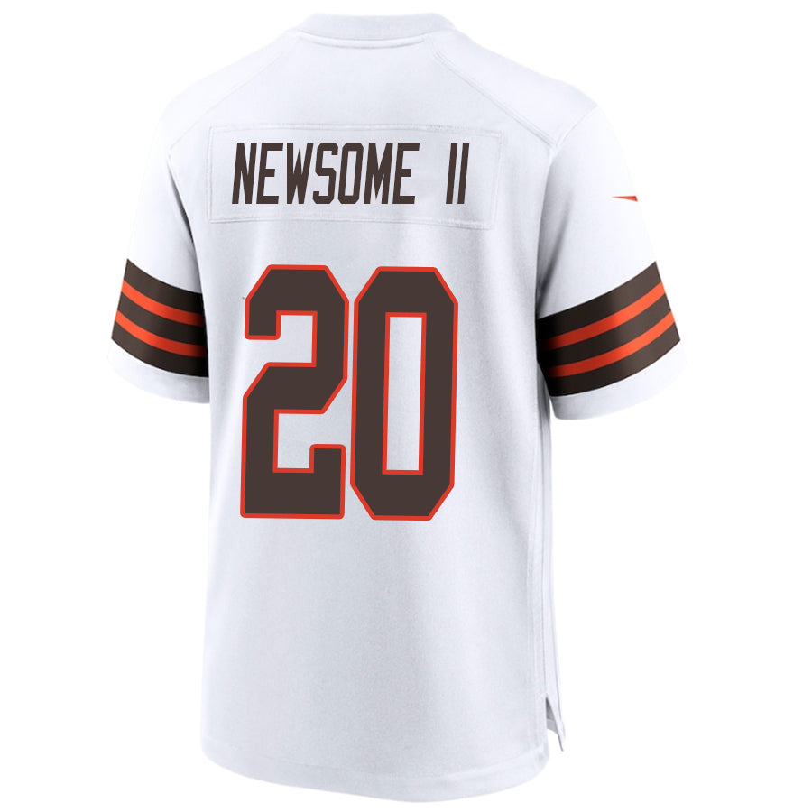 C.Browns #20 Greg Newsome II Brown Stitched Player Vapor Game Football Jerseys