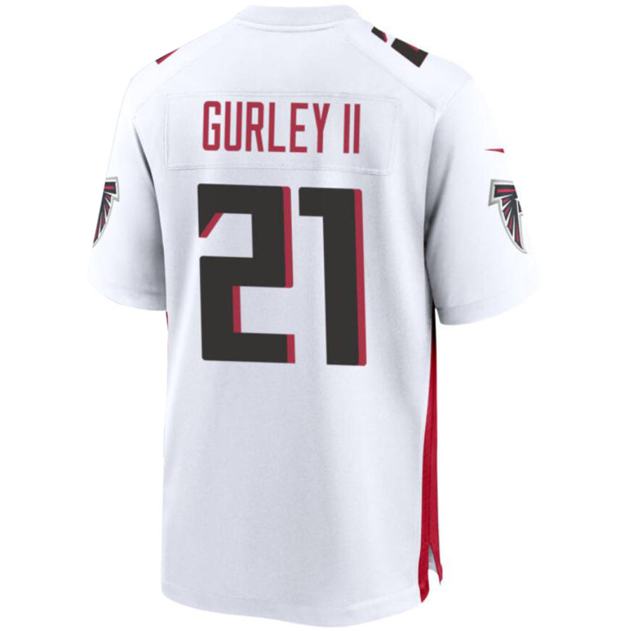 A.Falcons #21 Todd Gurley II White Stitched Player Game Football Jerseys