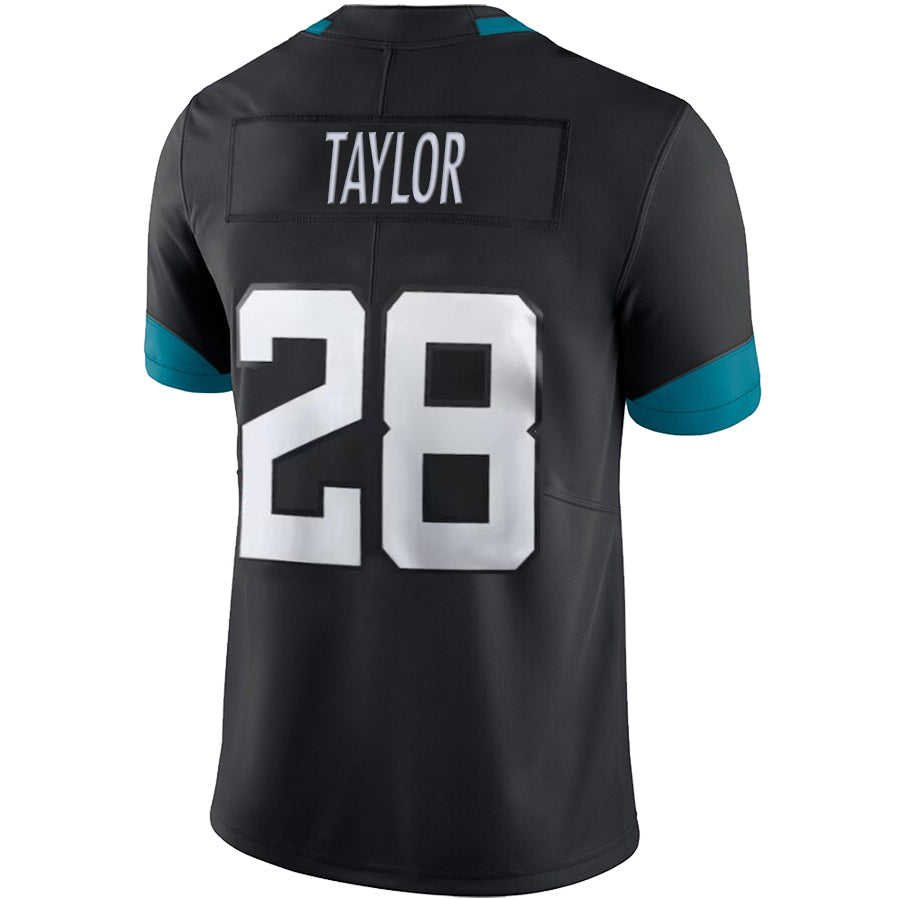 J.Jaguars #28 Fred Taylor Black Stitched Player Vapor Elite Football Jerseys