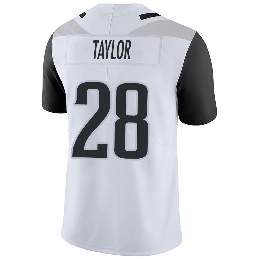 J.Jaguars #28 Fred Taylor White Stitched Player Vapor Elite Football Jerseys