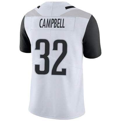 J.Jaguars #32 Tyson Campbell White Stitched Player Vapor Elite Football Jerseys