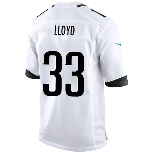 J.Jaguars #33 Devin Lloyd White Stitched Player Game Football Jerseys