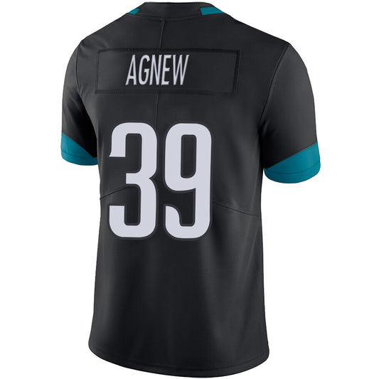 J.Jaguars #39 Jamal Agnew Black Stitched Player Vapor Elite Football Jerseys