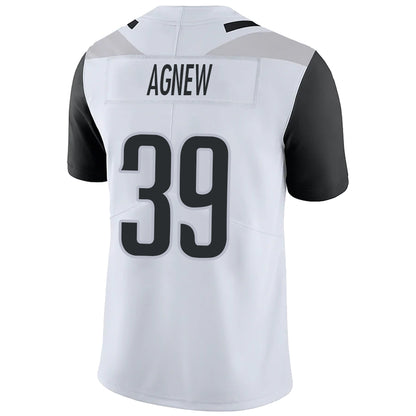 J.Jaguars #39 Jamal Agnew White Stitched Player Vapor Elite Football Jerseys