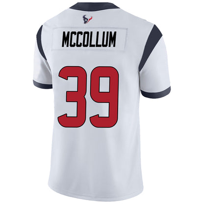 H.Texans #39 Tristin McCollum White Stitched Player Game Football Jerseys