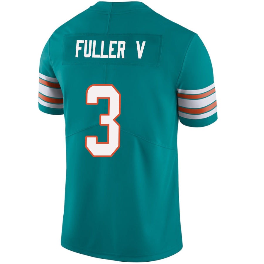 M.Dolphins #3 Will Fuller V Green Stitched Player Vapor Game Football Jerseys