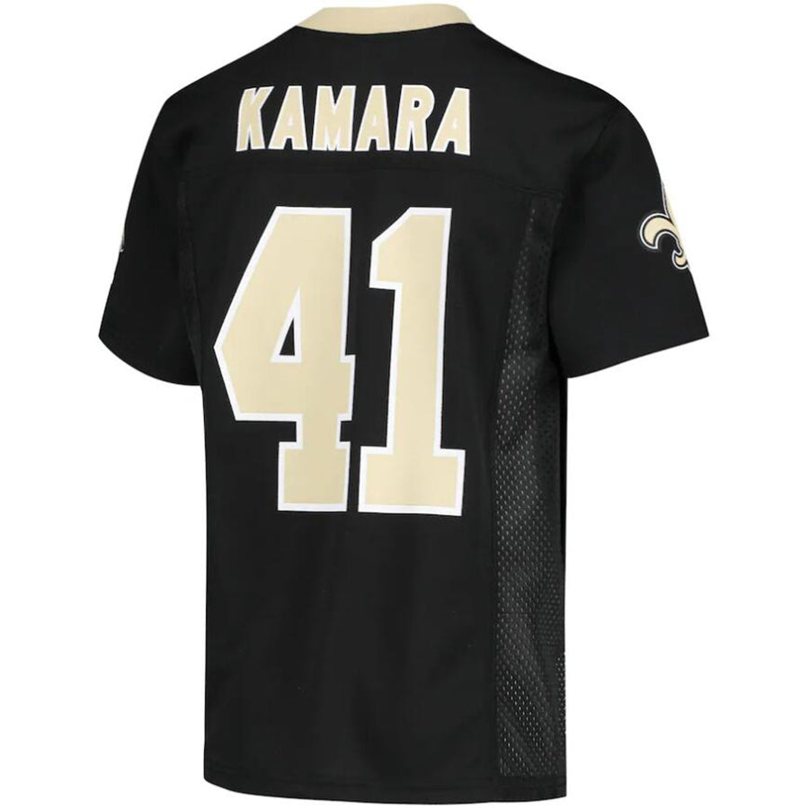 NO.Saints #41 Alvin Kamara Black Stitched Player American Game Football Jerseys