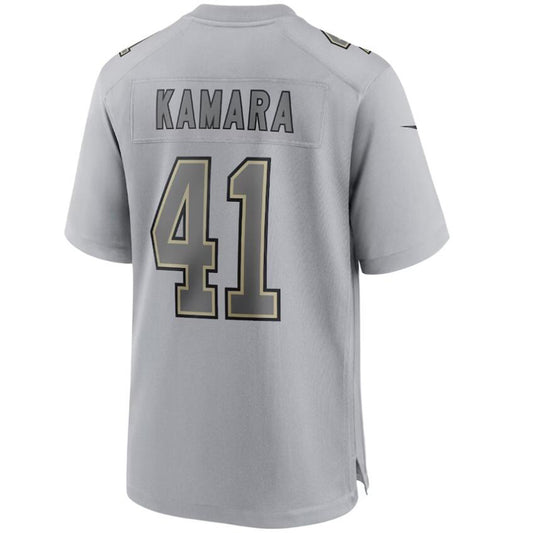 NO.Saints #41 Alvin Kamara Gray Stitched Player American Game Football Jerseys