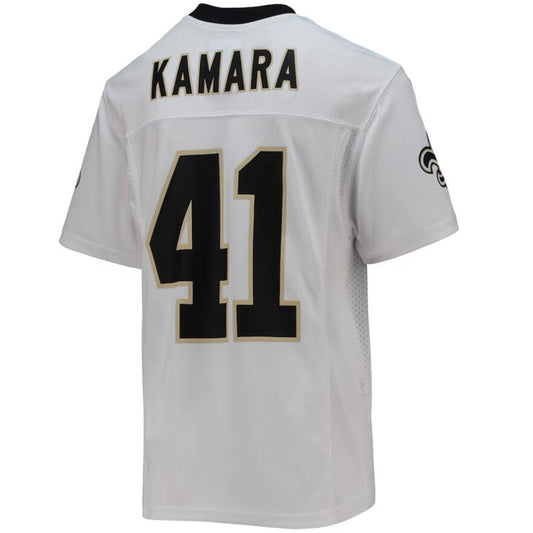 NO.Saints #41 Alvin Kamara White Stitched Player American Game Football Jerseys