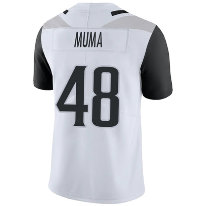 J.Jaguars #48 Chad Muma White Stitched Player Vapor Elite Football Jerseys