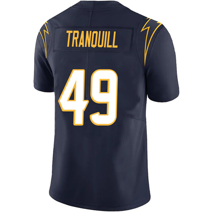 LA.Chargers #49 Drue Tranquill Navy Stitched Player Vapor Game Football Jerseys