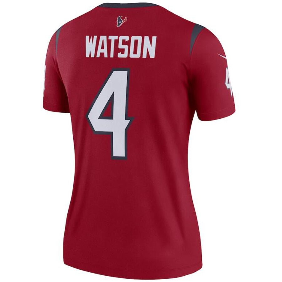 H.Texans #4 Deshaun Watson Red Stitched Player Vapor Game Limited Football Jerseys