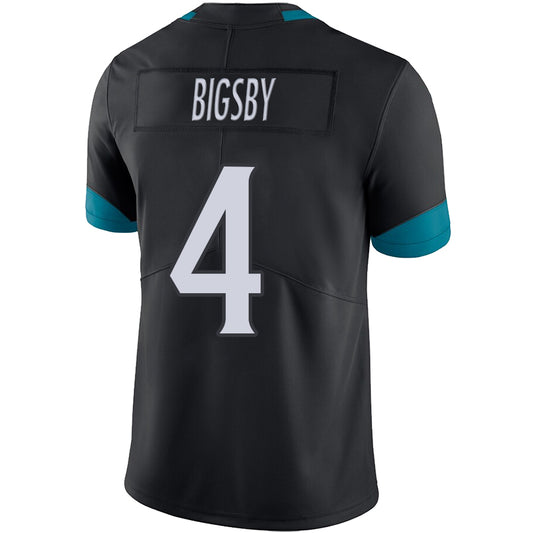 J.Jaguars #4 Tank Bigsby Black Stitched Player Vapor Elite Football Jerseys