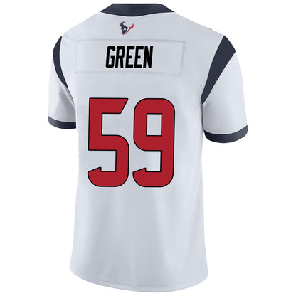 H.Texans #59 Kenyon Green White Stitched Player Game Football Jerseys