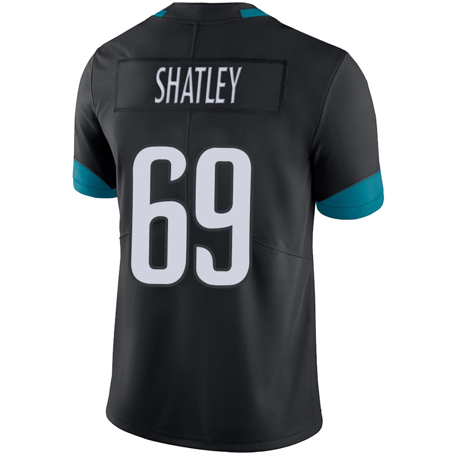 J.Jaguars #69 Tyler Shatley Black Stitched Player Vapor Elite Football Jerseys