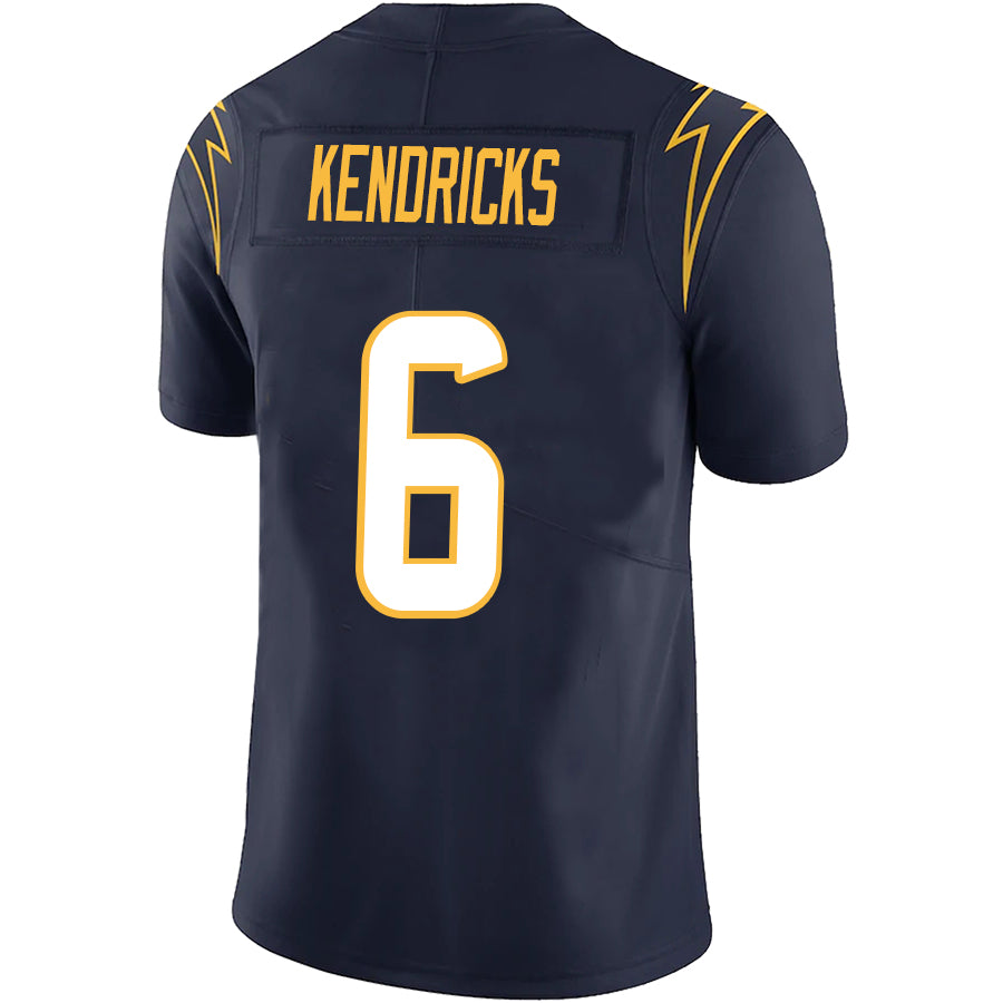 LA.Chargers #6 Eric Kendricks Navy Stitched Player Vapor Game Football Jerseys