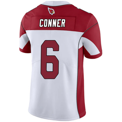 A.Cardinal 6# James Conner Jersey White Stitched Player Vapor Game Football Jerseys