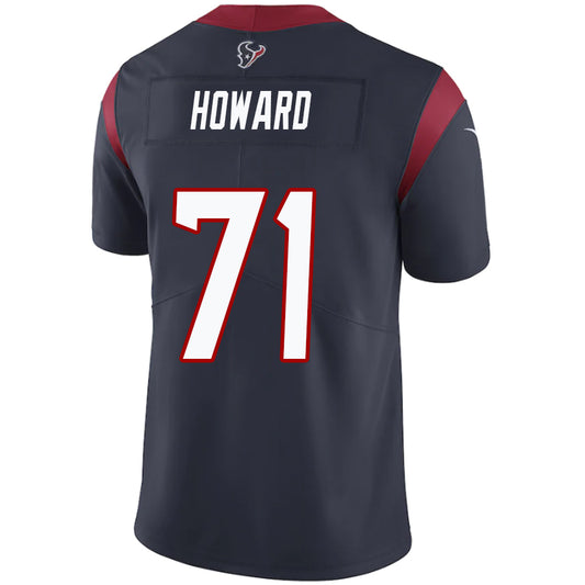 H.Texans #71 Tytus Howard Navy Stitched Player Game Football Jerseys