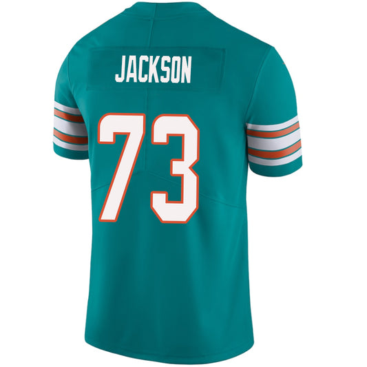 M.Dolphins #73 Austin Jackson Green Stitched Player Vapor Game Football Jerseys