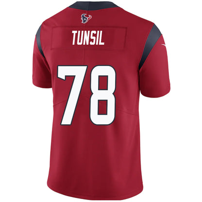 H.Texans #78 Laremy Tunsil Red Stitched Player Game Football Jerseys