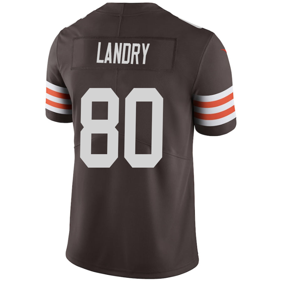 C.Browns #80 Jarvis Landry Brown Stitched Player Game Football Jerseys