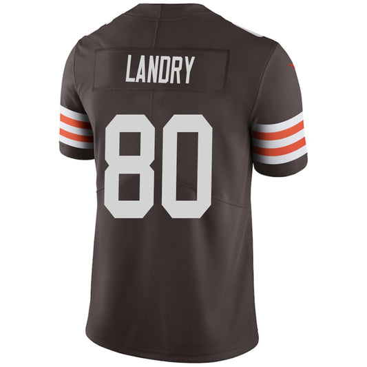 C.Browns #80 Jarvis Landry Brown Stitched Player Game Football Jerseys