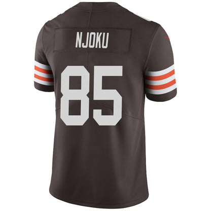 C.Browns #85 David Njoku Brown Stitched Player Game Football Jerseys