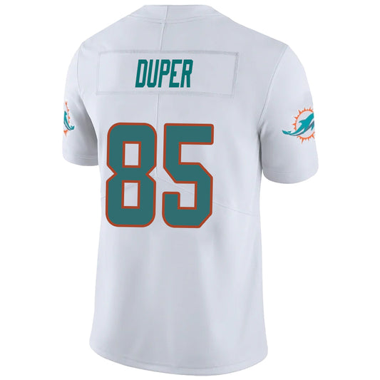 M.Dolphins #85 Mark Duper White Stitched Player Vapor Game Football Jerseys