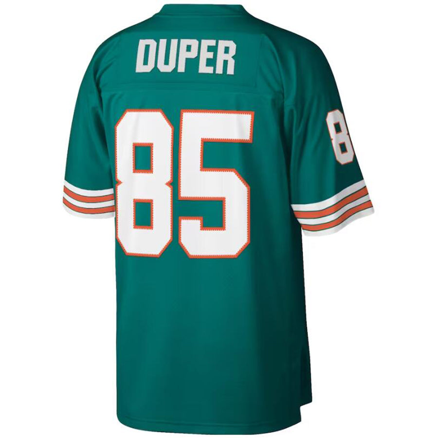 M.Dolphins #85 Mark Duper Mitchell & Ness Aqua 1984 Legacy Replica Jersey