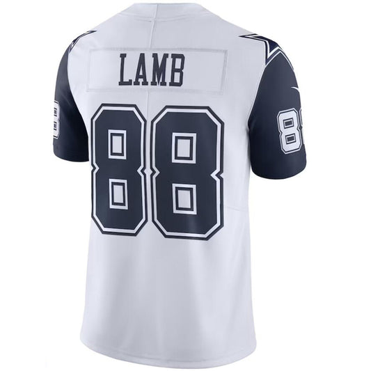 D.Cowboys #88 CeeDee Lamb white Stitched Player 2nd Alternate Vapor Limited Football Jerseys