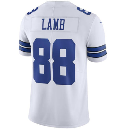 D.Cowboys #88 CeeDee Lamb white Stitched Player Vapor Limited Football Jerseys