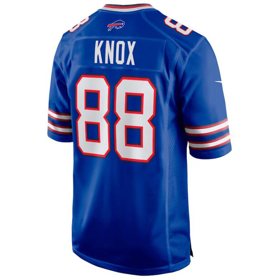 B.Bills #88 Dawson Knox Royal Stitched Player Game Football Jerseys