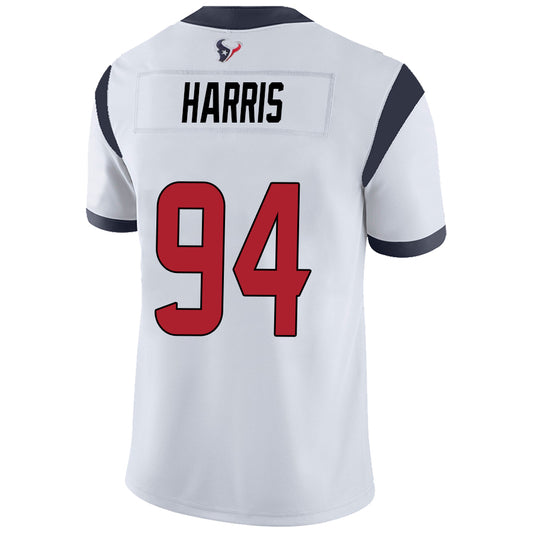 H.Texans #94 Demone Harris White Stitched Player Game Football Jerseys