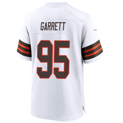 C.Browns #95 Myles Garrett White Player Jresey Stitched Game Football Jerseys