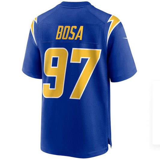 LA.Chargers #97 Jey Bosa Royal Stitched Player Game Football Jerseys